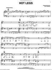 Cover icon of Hot Legs sheet music for voice, piano or guitar by Rod Stewart, intermediate skill level