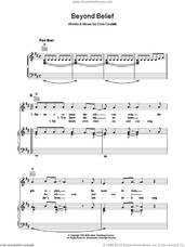 Cover icon of Beyond Belief sheet music for voice, piano or guitar by Elvis Costello and Declan Macmanus, intermediate skill level