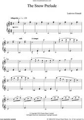 Cover icon of The Snow Prelude No. 3 In C Major sheet music for piano solo (elementary) by Ludovico Einaudi, classical score, beginner piano (elementary)