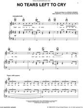 Cover icon of No Tears Left To Cry sheet music for voice, piano or guitar by Ariana Grande, intermediate skill level