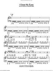Cover icon of I Close My Eyes sheet music for voice, piano or guitar by Hard-Fi and Richard Archer, intermediate skill level