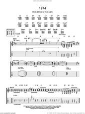 Cover icon of 1974 sheet music for guitar (tablature) by Ryan Adams and Alanis Morrisette, intermediate skill level