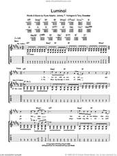 Cover icon of Luminol sheet music for guitar (tablature) by Ryan Adams, Johnny T. Yerington and Tony Shanahan, intermediate skill level