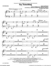 Cover icon of Say Something (feat. Chris Stapleton) (arr. Mac Huff) (complete set of parts) sheet music for orchestra/band by Mac Huff, Chris Stapleton, Justin Timberlake, Justin Timberlake feat. Chris Stapleton, Larrance Dopson, Nate Hills and Tim Mosley, intermediate skill level