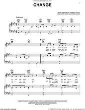 Cover icon of Change sheet music for voice, piano or guitar by Charlie Puth featuring James Taylor, Charlie Puth, Jens Carlsson and Ross Golan, intermediate skill level