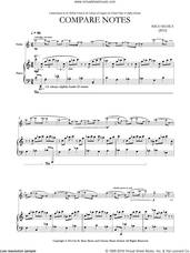 Cover icon of Compare Notes sheet music for violin solo by Nico Muhly, classical score, intermediate skill level