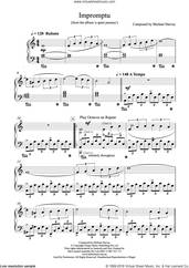Cover icon of Impromptu sheet music for piano solo by Michael Harvey, intermediate skill level