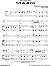 Cover icon of Not Over You sheet music for voice and piano by Gavin DeGraw and Ryan Tedder, intermediate skill level