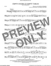Cover icon of Empty Chairs At Empty Tables sheet music for cello solo by Alain Boublil, Claude-Michel Schonberg, Claude-Michel Schonberg and Herbert Kretzmer, intermediate skill level