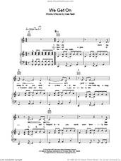 Cover icon of We Get On sheet music for voice, piano or guitar by Kate Nash, intermediate skill level