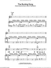 Cover icon of The Bunting Song sheet music for voice, piano or guitar by The Good The Bad & The Queen, Damon Albarn and Paul Simonon, intermediate skill level
