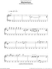 Cover icon of Momentum sheet music for voice, piano or guitar by Aimee Mann, intermediate skill level