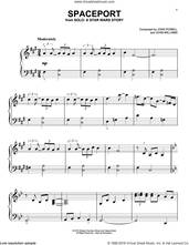 Cover icon of Spaceport sheet music for piano solo by John Williams and John Powell, easy skill level