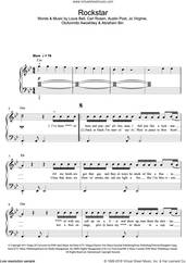 Cover icon of Rockstar (featuring 21 Savage) sheet music for piano solo (beginners) by Post Malone, 21 Savage, Abraham Bin, Austin Post, Carl Rosen, Jo Virginie, Louis Bell and Olufunmibi Awoshiley, beginner piano (beginners)