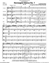 Cover icon of Norwegian Dance No. 1 (Op. 35) (COMPLETE) sheet music for orchestra by Edvard Grieg and Deborah Baker Monday, classical score, intermediate skill level