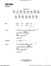 Cover icon of I Don't Know sheet music for guitar (chords) by Paul McCartney, intermediate skill level
