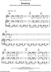 Cover icon of Breathing Fire sheet music for voice, piano or guitar by Anne-Marie, Anne-Marie Nicholson, Ina Wroldsen and Steve Mac, intermediate skill level
