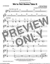 Cover icon of We're Not Gonna Take It (complete set of parts) sheet music for orchestra/band by Alan Billingsley, Dee Snider and Twisted Sister, intermediate skill level