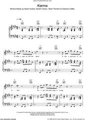 Cover icon of Karma sheet music for voice, piano or guitar by Years & Years, Clarence Coffee, Daniel Traynor, Oliver Thornton and Sarah Hudson, intermediate skill level