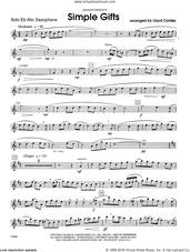 Cover icon of Simple Gifts (complete set of parts) sheet music for alto saxophone and piano by Lloyd Conley and Miscellaneous, intermediate skill level