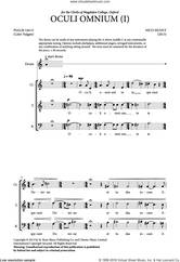 Cover icon of Oculi Omnium (For Men's Voices and Drone) sheet music for choir (2-Part) by Nico Muhly, classical score, intermediate duet
