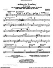 Cover icon of 100 Years of Broadway (Medley) (complete set of parts) sheet music for orchestra/band by Mac Huff and Irving Berlin, intermediate skill level