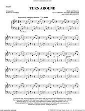 Cover icon of Turn Around (arr. Ronald Staheli) sheet music for orchestra/band (harp) by Malvina Reynolds, Harry Belafonte, Sonny & Cher and Alan Greene, intermediate skill level
