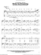Cover icon of Woke Up Dreaming sheet music for guitar (tablature) by Joe Bonamassa and Will Jennings, intermediate skill level