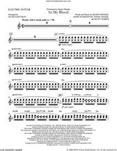 Cover icon of In My Blood (arr. Jacob Narverud) sheet music for orchestra/band (electric guitar) by Shawn Mendes, Jacob Narverud, Geoff Warburton, Scott Harris and Teddy Geiger, intermediate skill level