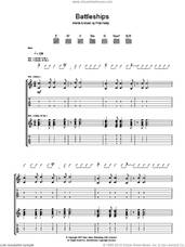 Cover icon of Battleships sheet music for guitar (tablature) by Merle Travis and Fran Healy, intermediate skill level