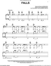 Cover icon of Falls (Feat. Sasha Sloan) sheet music for voice, piano or guitar by ODESZA, Alexandra Cheatle, Clayton Knight, Harrison Mills, Noonie Bao and Sasha Sloan, intermediate skill level