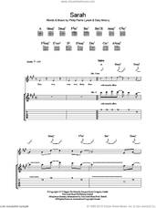 Cover icon of Sarah sheet music for guitar (tablature) by Thin Lizzy, Gary Moore and Phil Lynott, intermediate skill level