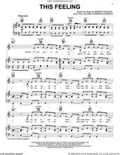 Cover icon of This Feeling (Feat. Kelsea Ballerini) sheet music for voice, piano or guitar by Chainsmokers, Alex Pall, Andrew Taggart and Emily Warren Schwartz, intermediate skill level