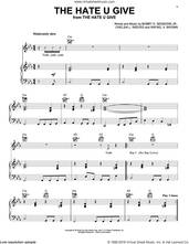 Cover icon of The Hate U Give (Feat. Keite Young) sheet music for voice, piano or guitar by Bobby Sessions feat. Keite Young, Bobby Sessions, Bobby D. Sessions Jr., Chelsia L. Reeves and Rafael X. Brown, intermediate skill level