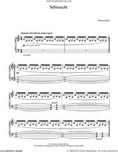 Cover icon of Sehnsucht sheet music for piano solo by Florian Christl, classical score, intermediate skill level