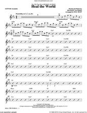 Cover icon of Heal the World (Arr. Mac Huff) sheet music for orchestra/band (guitar) by Michael Jackson and Mac Huff, intermediate skill level