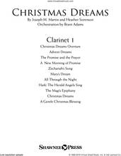 Cover icon of Christmas Dreams (A Cantata) sheet music for orchestra/band (Bb clarinet 1) by Joseph M. Martin and Heather Sorenson, Brant Adams and Joseph M. Martin, intermediate skill level