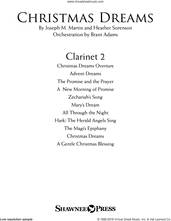 Cover icon of Christmas Dreams (A Cantata) sheet music for orchestra/band (Bb clarinet 2) by Joseph M. Martin and Heather Sorenson, Brant Adams and Joseph M. Martin, intermediate skill level
