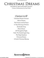 Cover icon of Christmas Dreams (A Cantata) sheet music for orchestra/band (Bb clarinet) by Joseph M. Martin and Heather Sorenson, Brant Adams and Joseph M. Martin, intermediate skill level