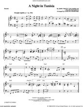 Cover icon of A Night in Tunisia (arr. Paris Rutherford) (complete set of parts) sheet music for orchestra/band by Paris Rutherford, Dizzy Gillespie and Frank Paparelli, intermediate skill level