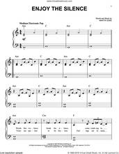 Cover icon of Enjoy The Silence sheet music for piano solo by Depeche Mode and Martin Gore, easy skill level
