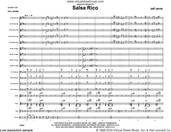 Cover icon of Salsa Rico (COMPLETE) sheet music for jazz band by Jeff Jarvis, intermediate skill level