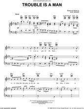 Cover icon of Trouble Is A Man sheet music for voice, piano or guitar by Alec Wilder, intermediate skill level