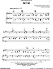 Cover icon of Mom (feat. Kelli Trainor) sheet music for voice, piano or guitar by Meghan Trainor, Jens Carlsson, Justin Trainor and Ross Golan, intermediate skill level