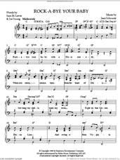 Cover icon of Rock-A-Bye Your Baby (With A Dixie Melody) sheet music for piano solo by Arthur Schwartz, intermediate skill level