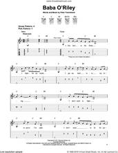 Cover icon of Baba O'Riley sheet music for guitar solo (easy tablature) by The Who and Pete Townshend, easy guitar (easy tablature)