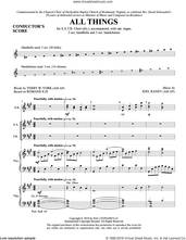 Cover icon of All Things (COMPLETE) sheet music for orchestra/band by Joel Raney and Terry W. York, intermediate skill level
