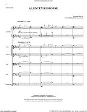 Cover icon of A Lenten Response (COMPLETE) sheet music for orchestra/band by Heather Sorenson, intermediate skill level