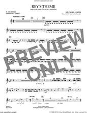 Cover icon of Rey's Theme (from Star Wars: The Force Awakens) sheet music for concert band (Bb trumpet 2, sub. c tpt. 2) by John Williams and Paul Lavender, intermediate skill level