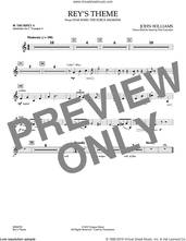 Cover icon of Rey's Theme (from Star Wars: The Force Awakens) sheet music for concert band (Bb trumpet 4, sub. c tpt. 4) by John Williams and Paul Lavender, intermediate skill level